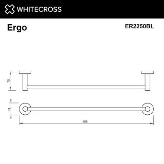 Полотенцедержатель WHITECROSS Ergo ER2250CR 45 см хром
